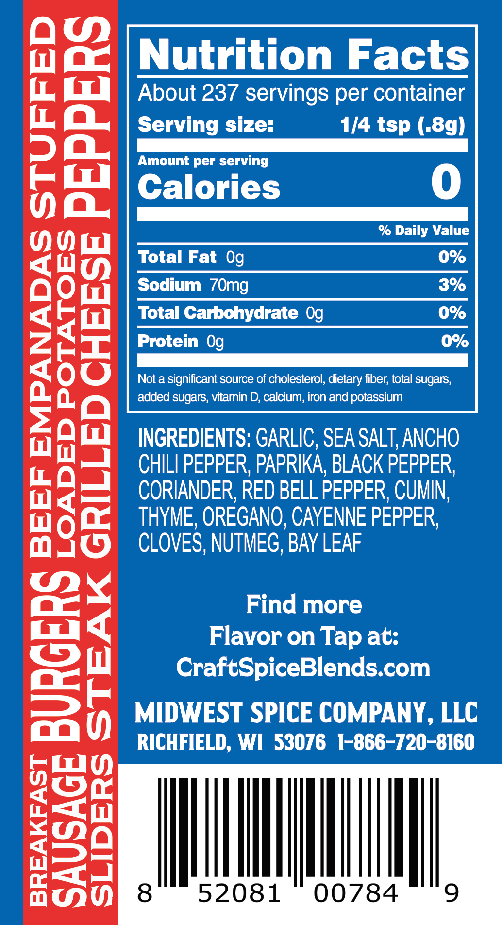 Tailgate Burger Rub 6.7oz image 1
