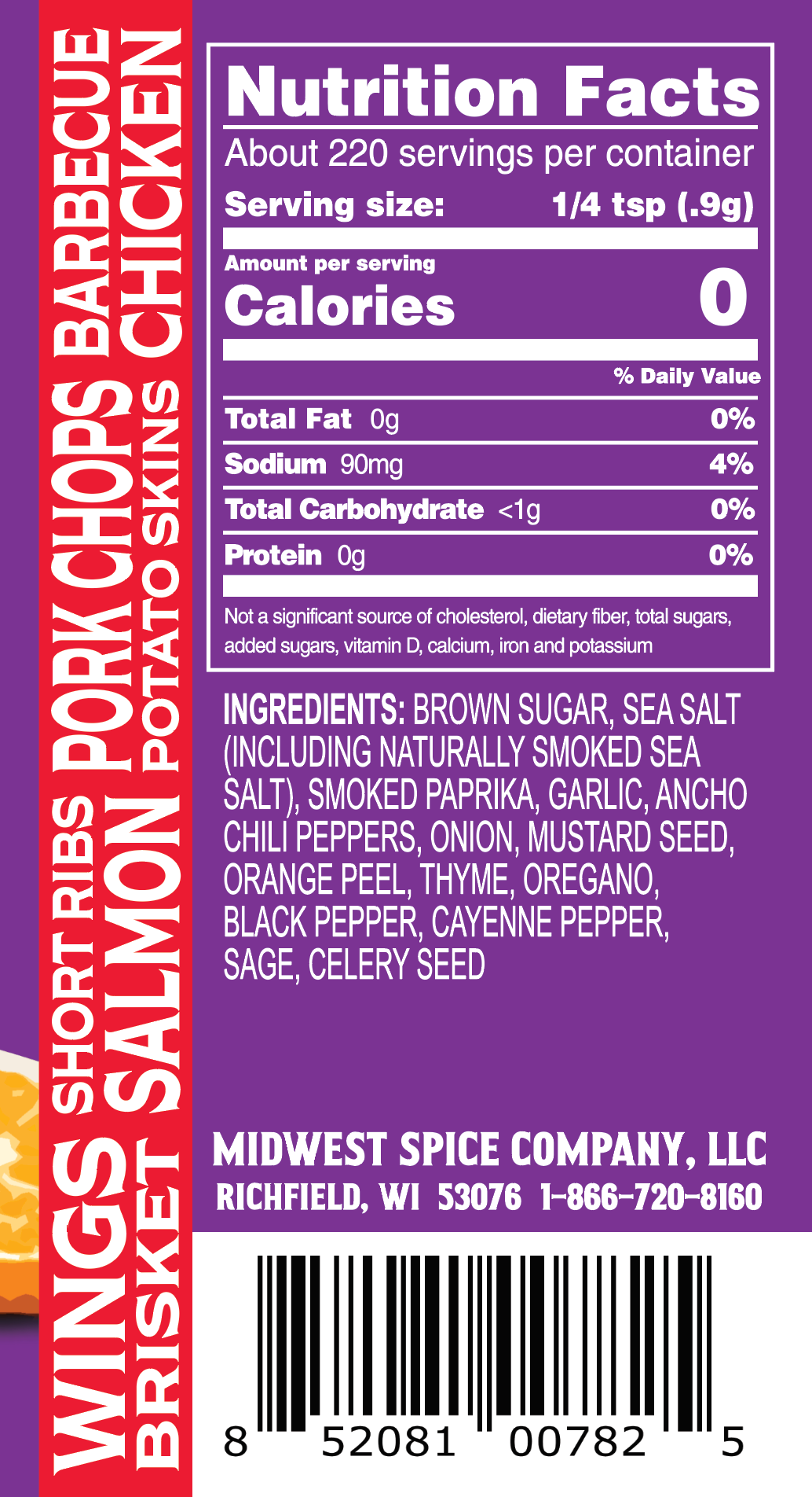 Old Fashioned BBQ Rub 7oz image 1
